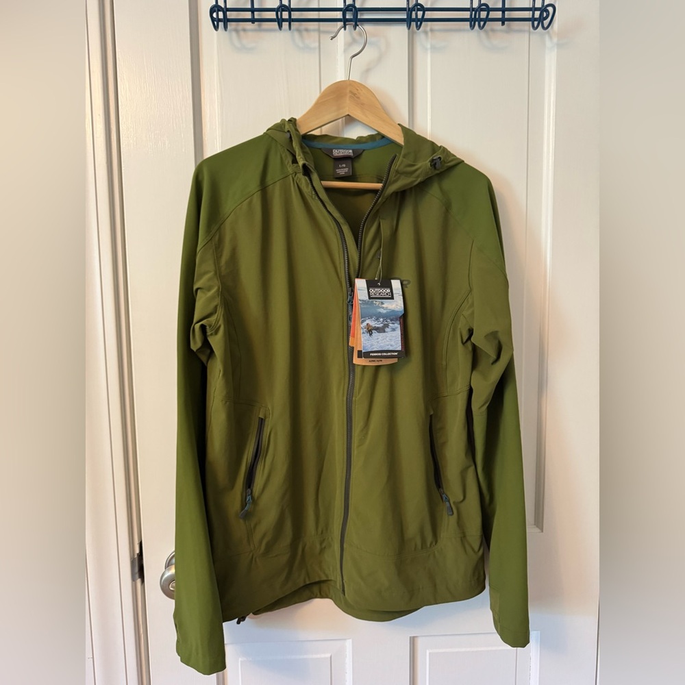 New Outdoor Research Ferrosi Hoodie - Lightweight Jacket, Women’s Large NWT